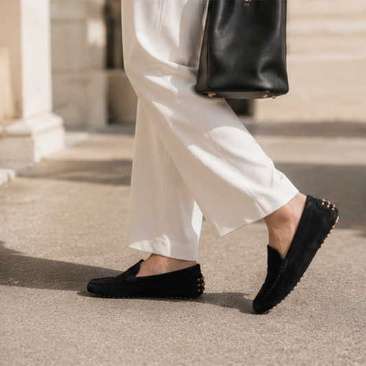 Mocassin Noir Daim