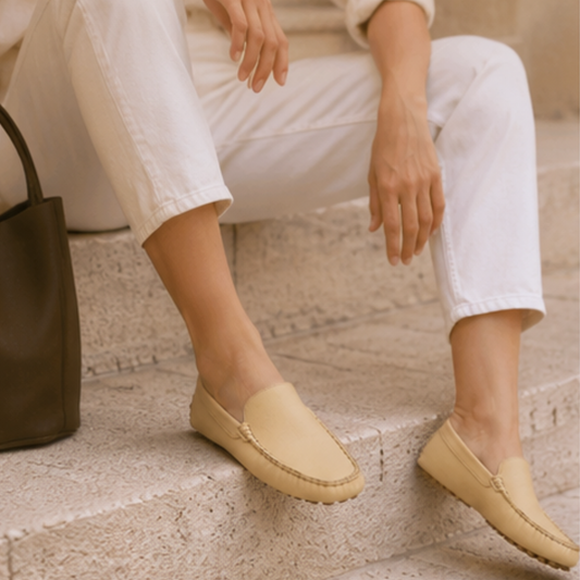 Mocassin Jaune Banane