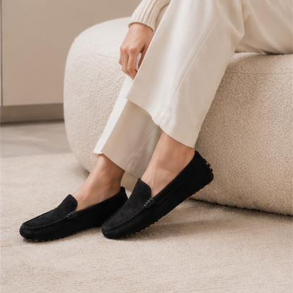 Mocassin Noir Daim