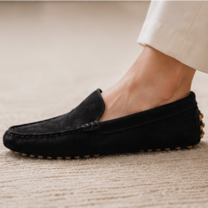 Mocassin Noir Daim