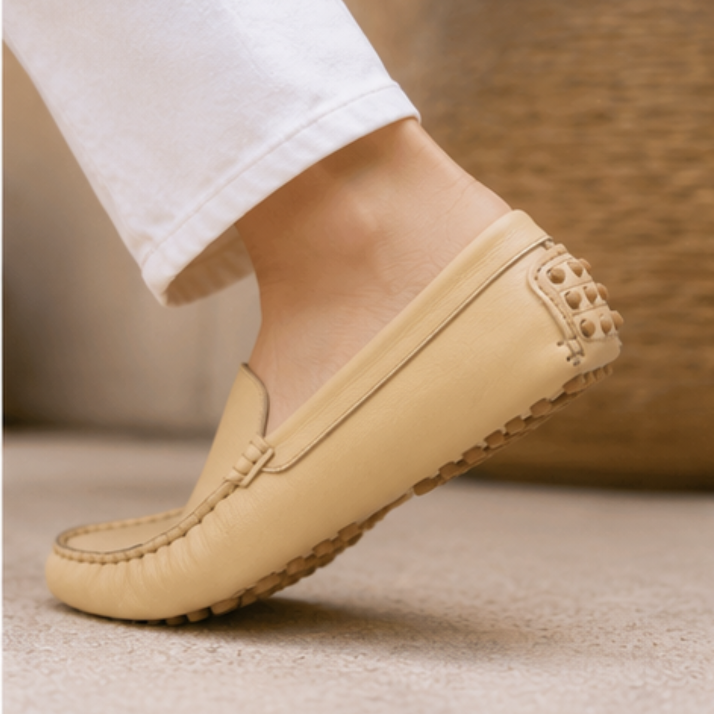 Mocassin Jaune Banane