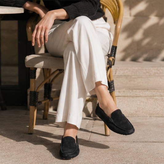 Mocassin Noir Daim