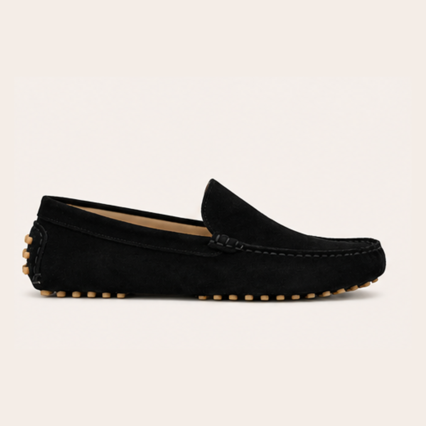 Mocassin Noir Daim