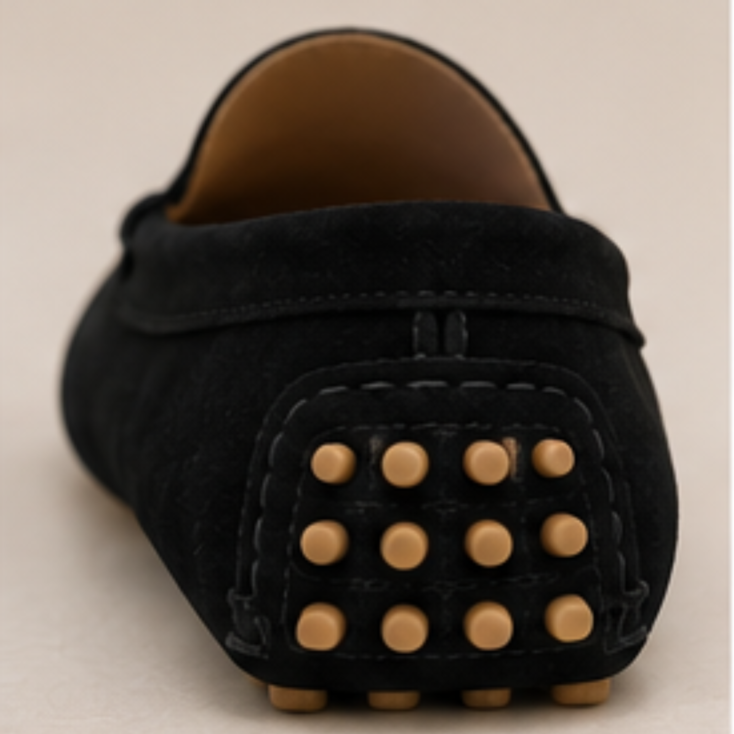 Mocassin Noir Daim