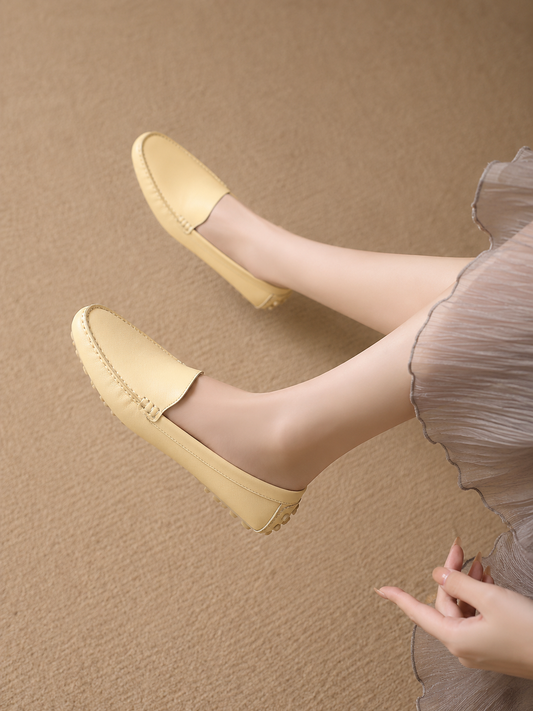 Mocassin Jaune Banane