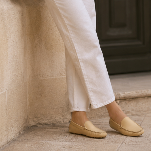 Mocassin Jaune Banane