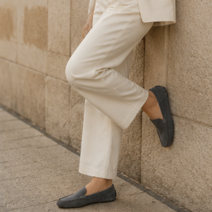 Mocassin Gris Daim