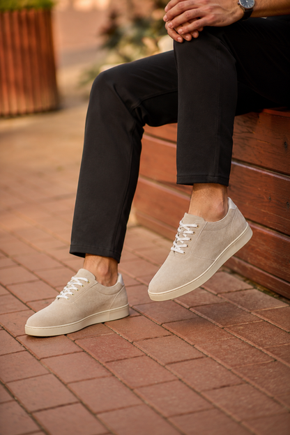 Sneakers Oxford Homme en Daim