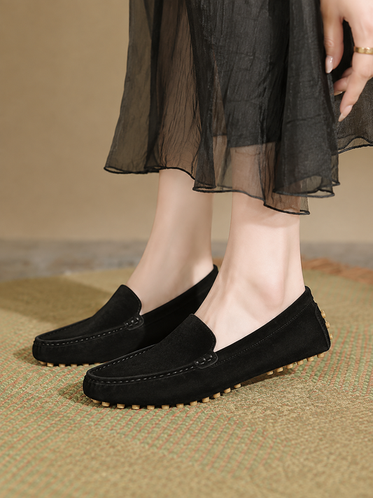 Mocassin Noir Daim