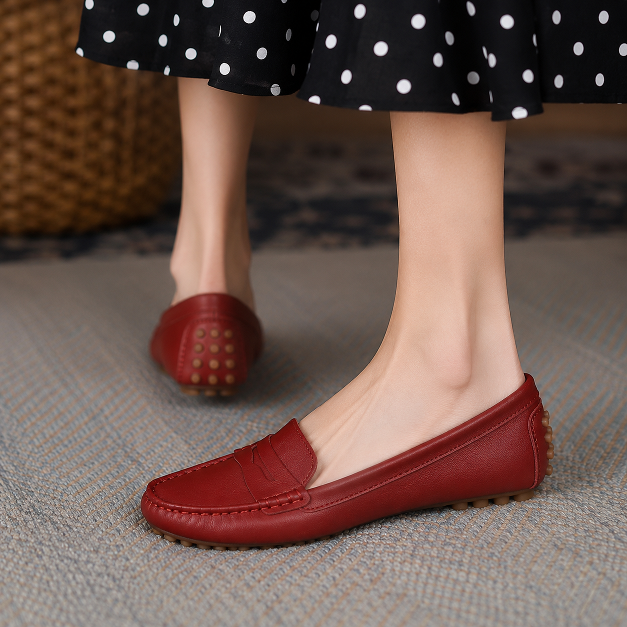 Mocassin Bordeaux