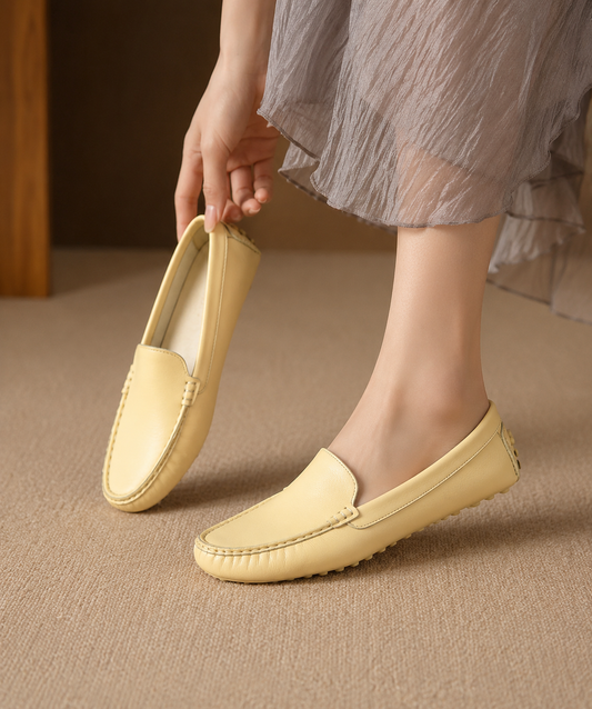 Mocassin Jaune Banane